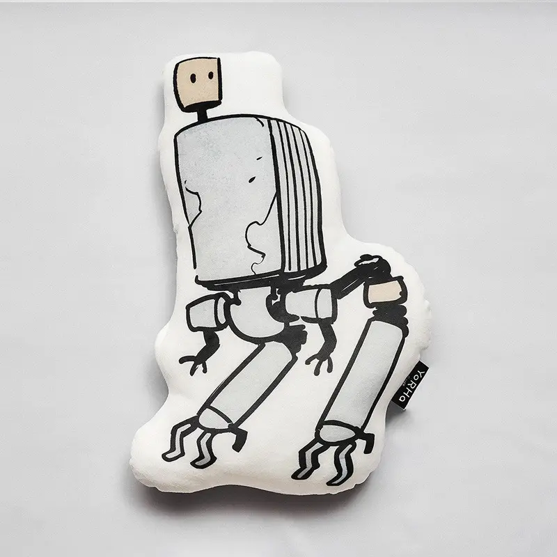 Nier:Automata Fluffy Fluffy Die-Cut Cushion- Pod 042 & Pod 153 1