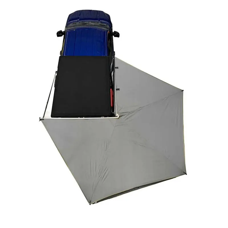 Nomadic Awning 270Lt Degree - Passenger Side Dark Gray Awning With Black Cover 1