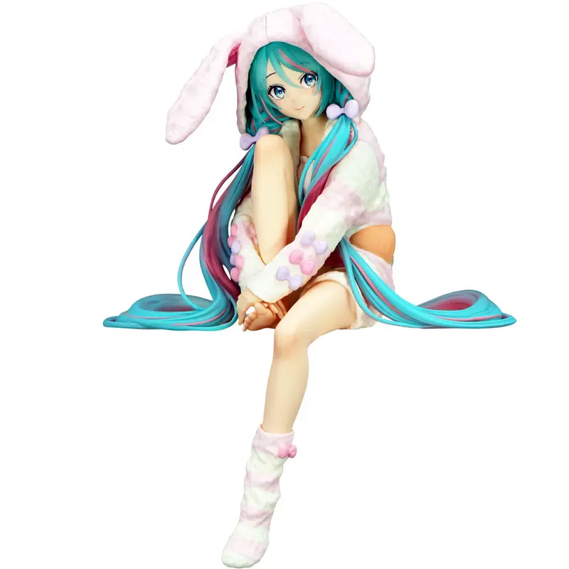 Noodle Stopper Figure: Hatsune Miku Rabbit Ear Hood Pajama Ver. 1
