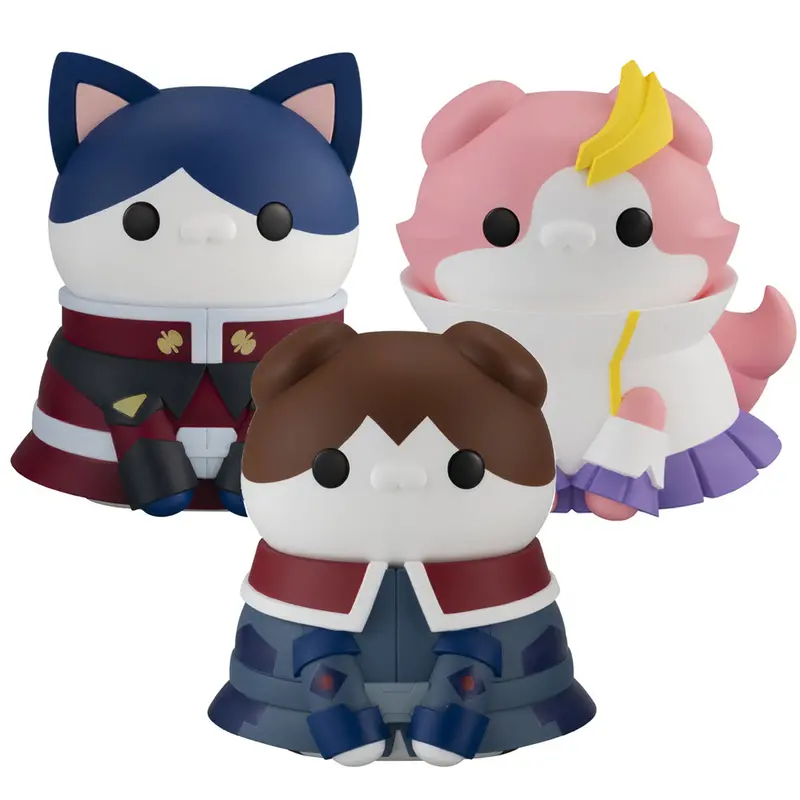 Nyanto! The Big Series Nyandam Seed: Kira, Athrun, & Lacus [Set With Gift] 1