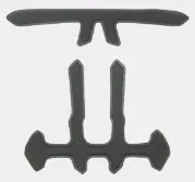 Ogk Kabuto Aero-R2 頭盔標準護綿套裝-黑色/Ogk Aero-R2 Inner Pad Set-Black 1