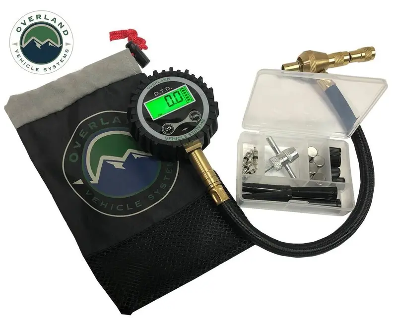 Overland Vehicle Systems Digital Tire Deflator With Storage Bag 1
