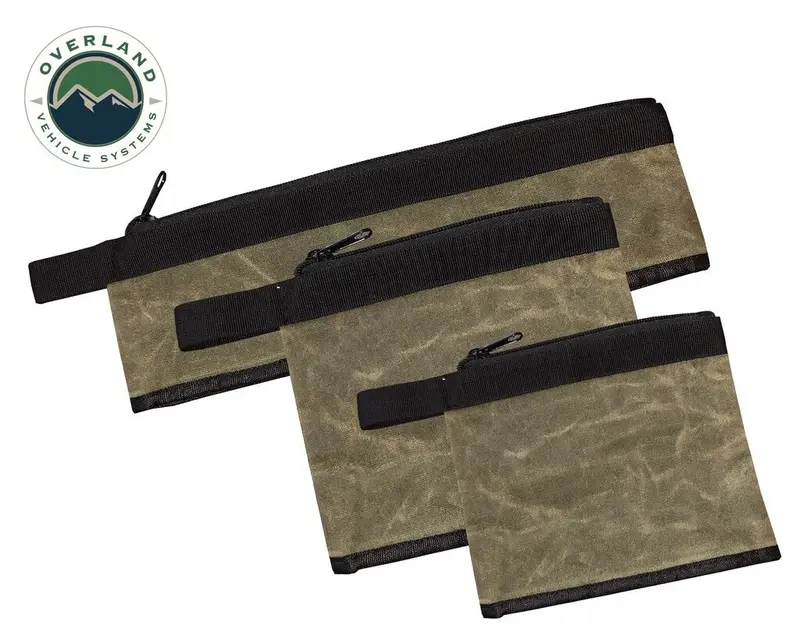 Overland Vehicle Systems Medium Canvas Bags   3 Set 1