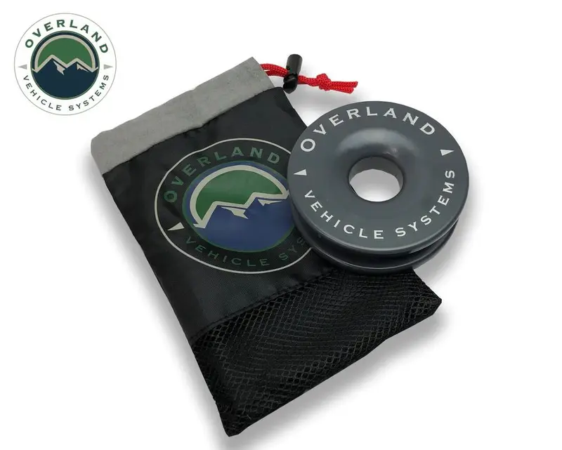Overland Vehicle Systems Recovery Ring 4" With Storage Bag 1
