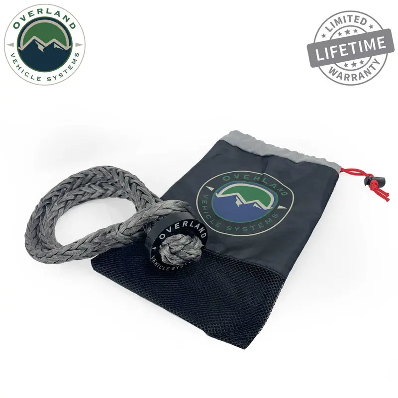 Overland Vehicle Systems Soft Recovery Shackle 5/8" W/ Collar 1