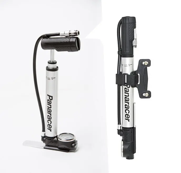 Panaracer Mini Floor Pump 氣壓錶手泵連碼(可當地泵) / Panaracer Mini Floor Hand Pump W/Bracket & Gauge 1