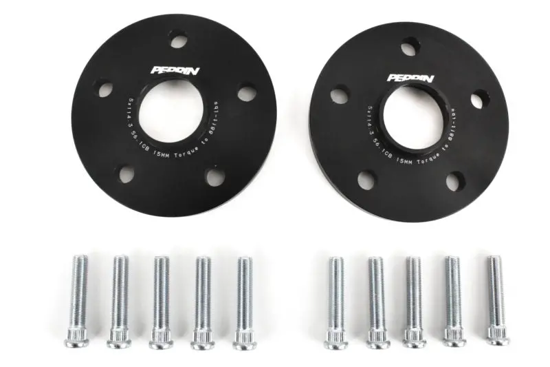 Perrin Wheel Spacers Black 15Mm - 5X114.3 1
