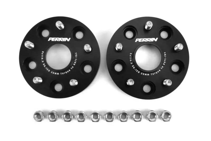 Perrin Wheel Spacers Black 20Mm - 5X114.3 2