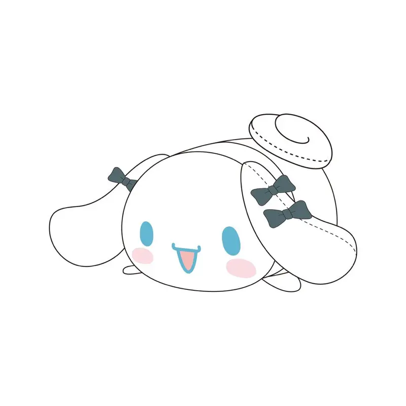 Potekoro Hatsune Miku X Cinnamoroll Mascot (M Size) 2 B Cinnamoroll (Osumashi) 1