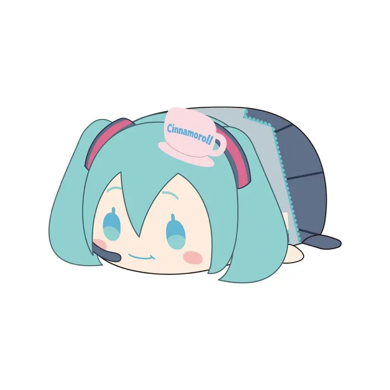 Potekoro Hatsune Miku X Cinnamoroll Mascot (M Size) 2 F Hatsune Miku (Mogumogu) 1