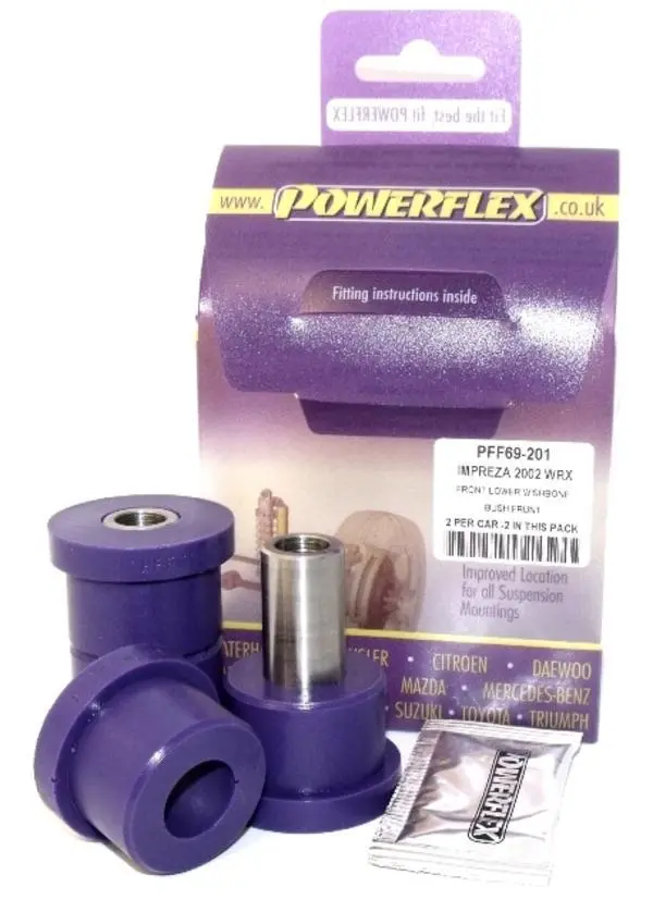 Powerflex Front Control Arm Front Bushing - Fits 2003-2008 Subaru Forester / 2000-2007 Impreza / Wrx 02-07 / Sti 04-07 1