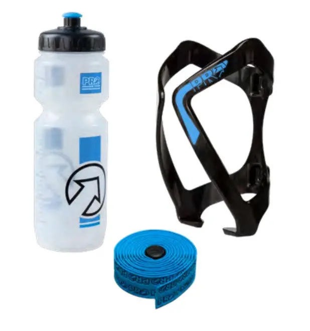 Pro 包頭布連水壺水壺架套裝-藍色 / Pro Bottle With Bottle Cage With Handlebar Tape Set-Blue 1