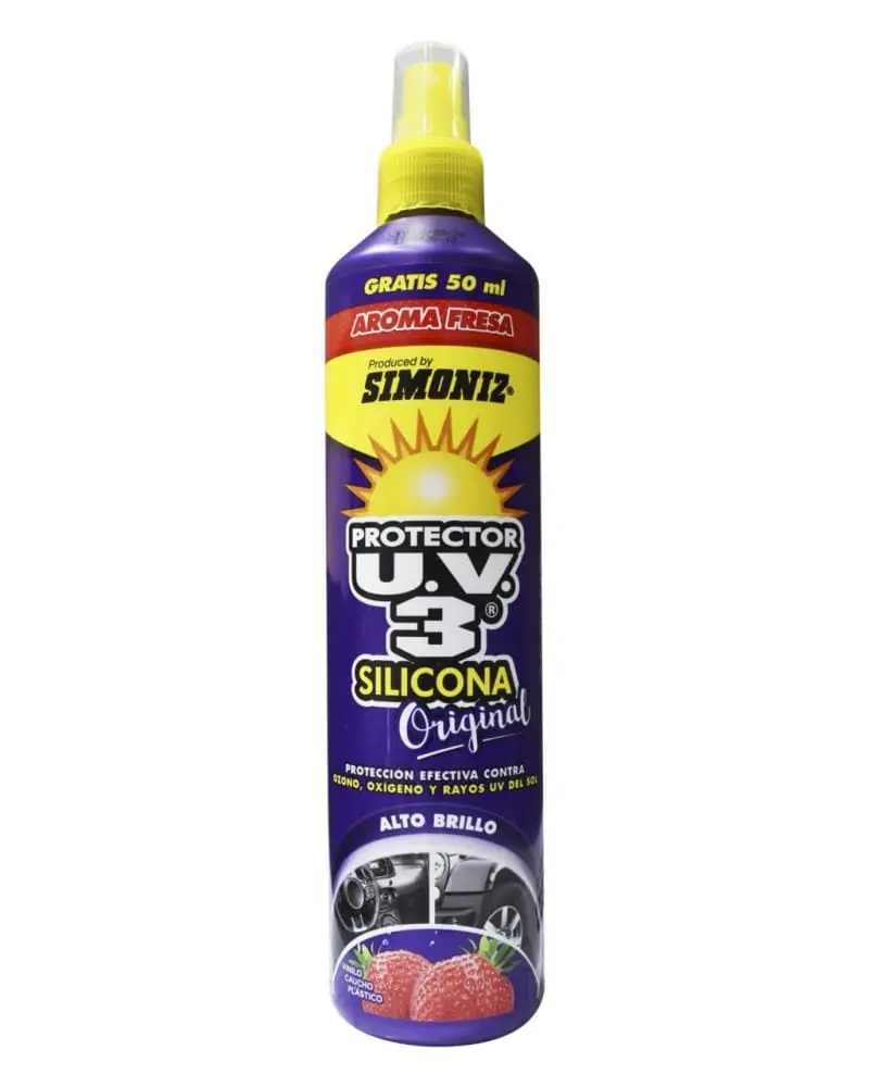Protector Uv3 Silicona Fresa Spray 300Cc Simoniz 1