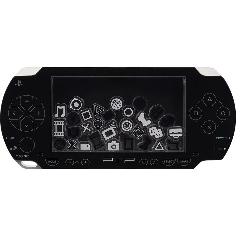 Psp (Playstation Portable) Rattle Acrylic Stand: Black Ver. 1