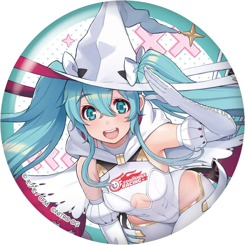 Racing Miku 2024 Ver. X Super Sonico Large Can Badge A 1