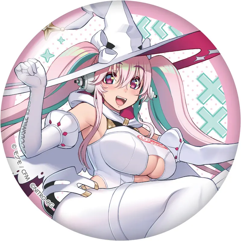 Racing Miku 2024 Ver. X Super Sonico Large Can Badge B 1