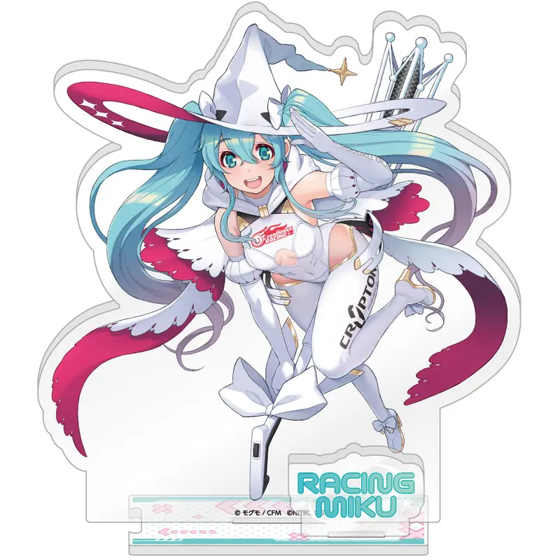 Racing Miku 2024 Ver. X Super Sonico Tsunagaru Acrylic Stand A 1