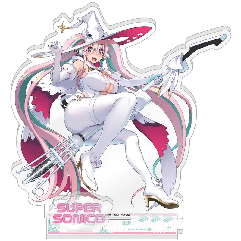Racing Miku 2024 Ver. X Super Sonico Tsunagaru Acrylic Stand B 1