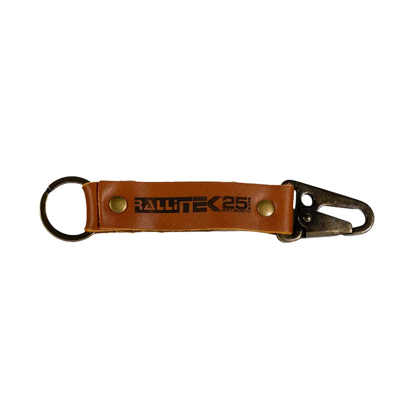 Rallitek 25Th Anniversary Portland Leather Keychain 2