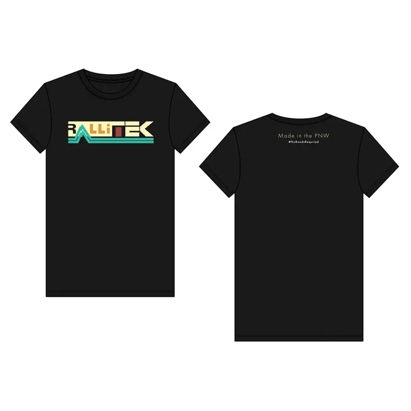 Rallitek Off-Piste Black T-Shirt 1