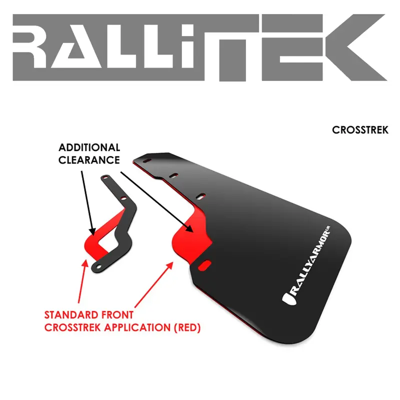 Rally Armor Lifted Ur Mud Flaps - Fits Subaru Crosstrek 2018-2023 4