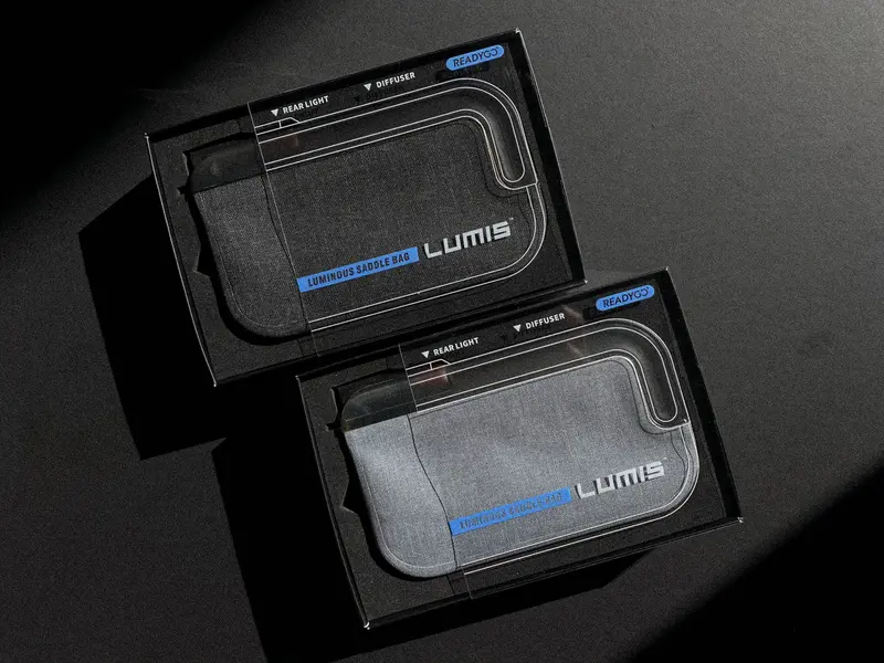 Ready Go Lumis 單車尾袋連尾燈 / Ready Go Lumis Saddle Bag With Red Light Set 1