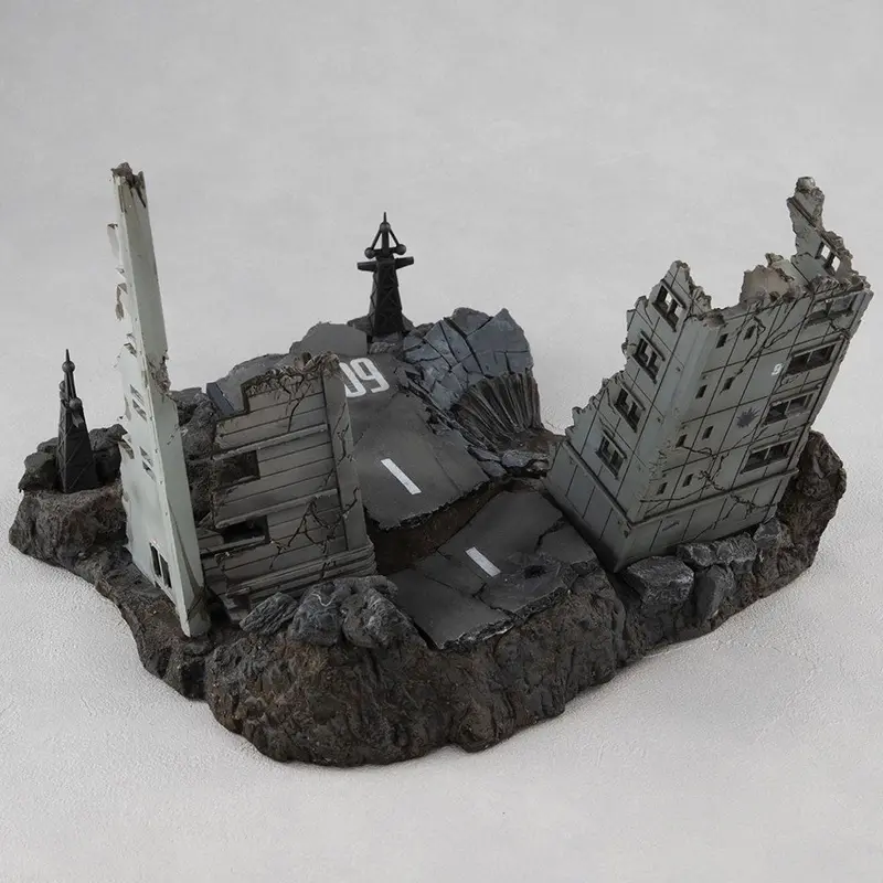 Realistic Model 1/144 G Structure The Abandoned Buildings In New Yark City (Material Color Edition) (Gs02m) 1