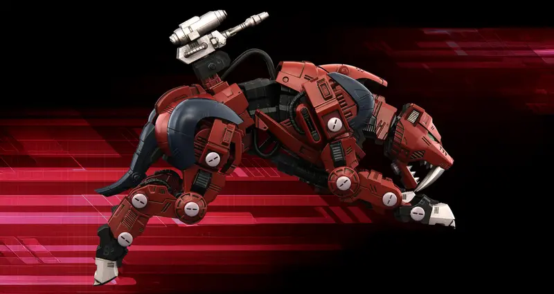 Realize Model Zoids 1/100 Rmz-015 Saber Tiger Raven Special 2