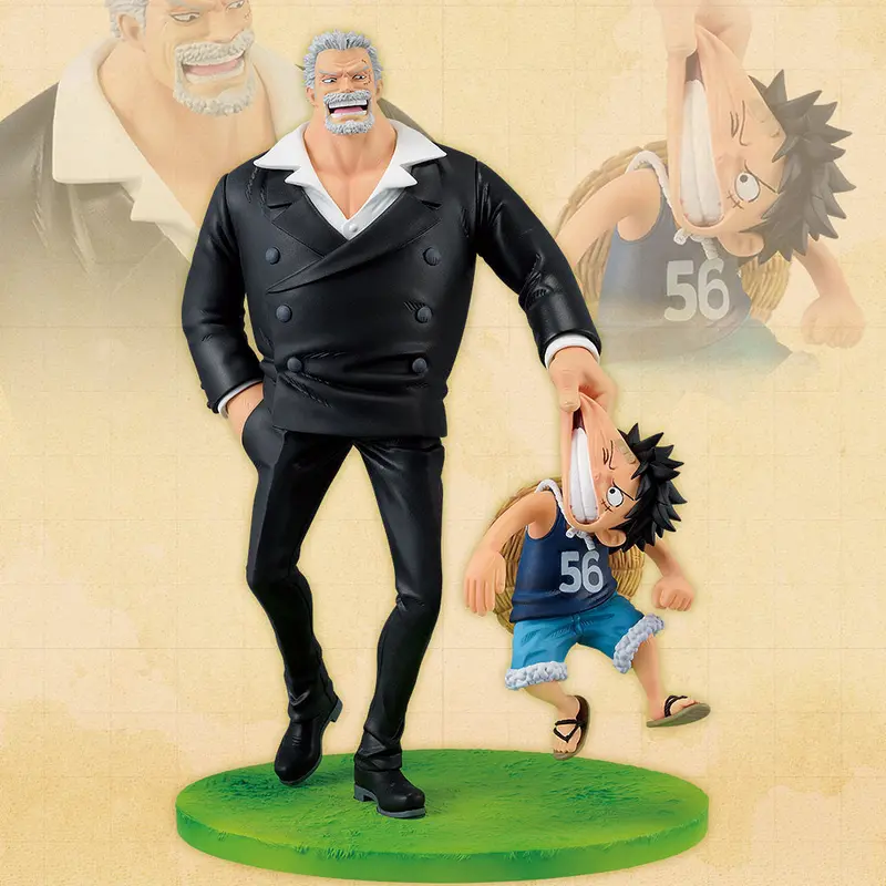 Revible Moment Ichibansho Figure: Monkey.D.Luffy & Monkey.D.Garp (Road To Down) (One Piece) 1