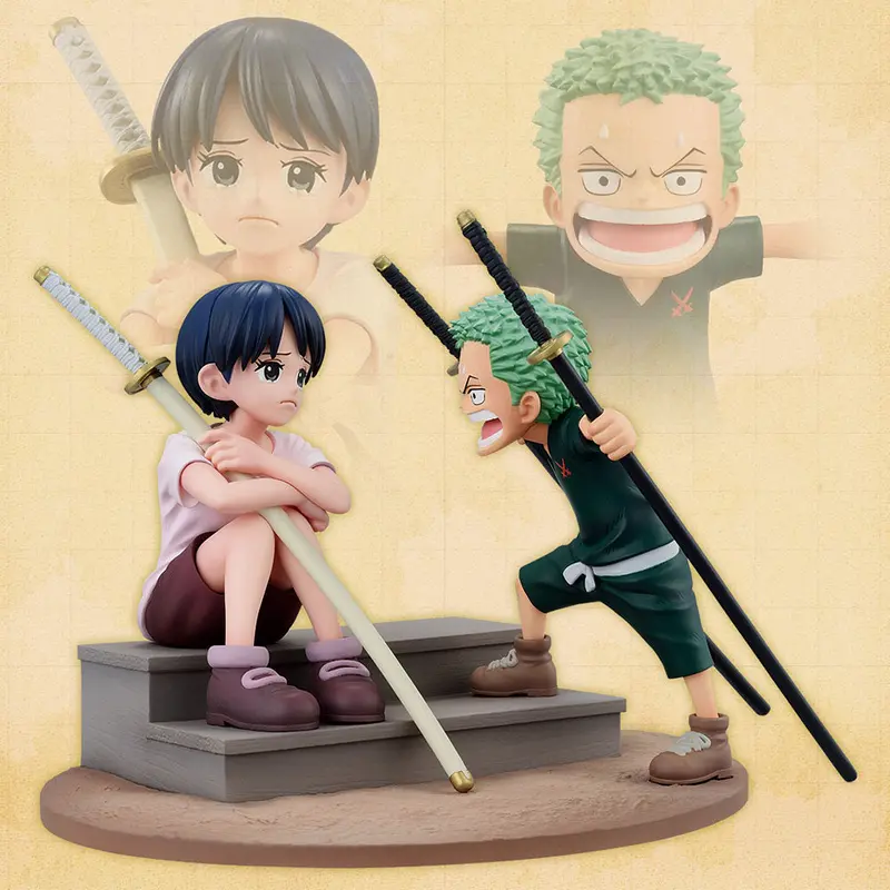 Revible Moment Ichibansho Figure: Roronoa Zoro & Kuina (Road To Down) (One Piece) 1