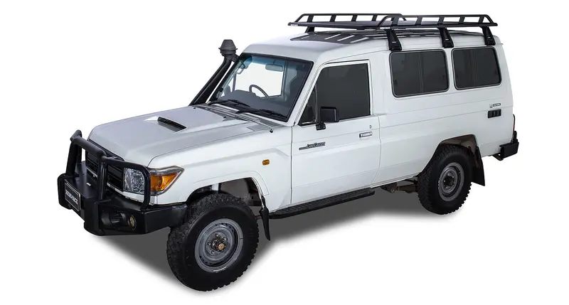 Rhino-Rack Pioneer 6 Tradie Roof Rack (2100Mm X 1430Mm) For Toyota Landcruiser 78 Series Troop Carrier 2