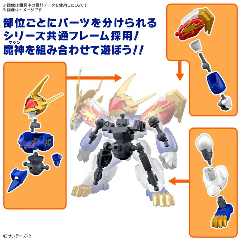 Ryujinmaru Model Kit (First Edition) (Mashin Genesis Wataru) 2