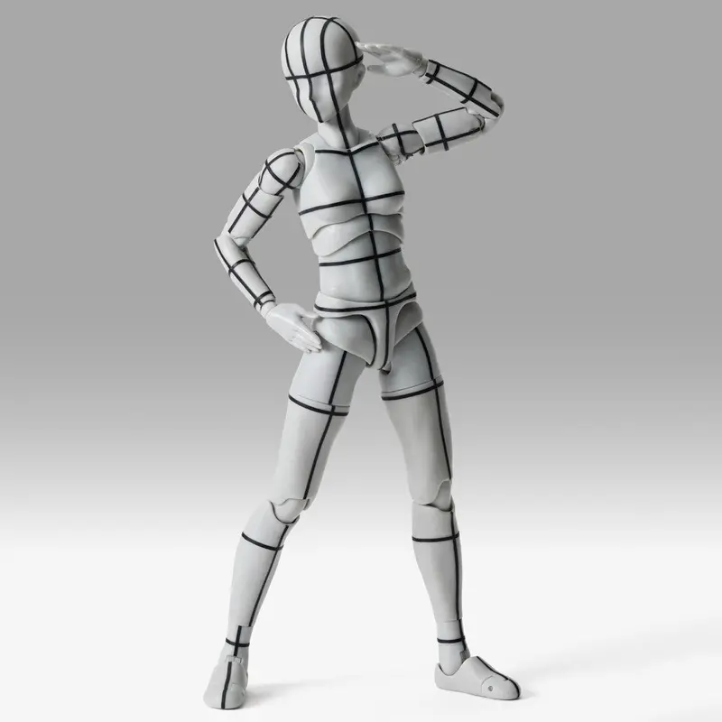 S.H.Figuarts Body-Chan Sports Edition Wireframe (Gray Color Ver.) 1