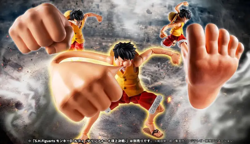S.H.Figuarts Monkey D. Luffy Marineford Gear Three Option Parts Set (One Piece) 2