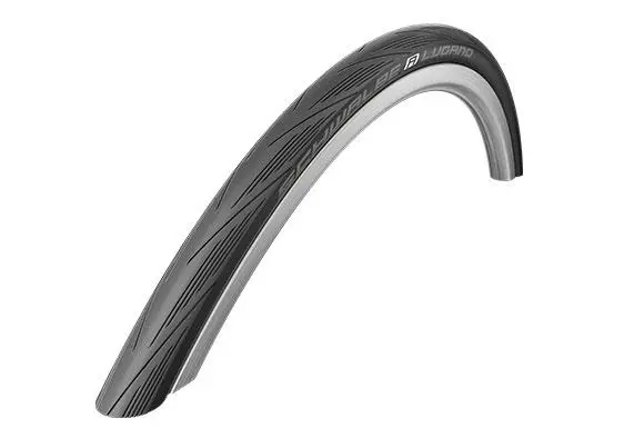 Schwalbe Lugano 不摺外呔~黑色~700X23c / Schwalbe Lugano Wired Tire~Black~700X23c 1