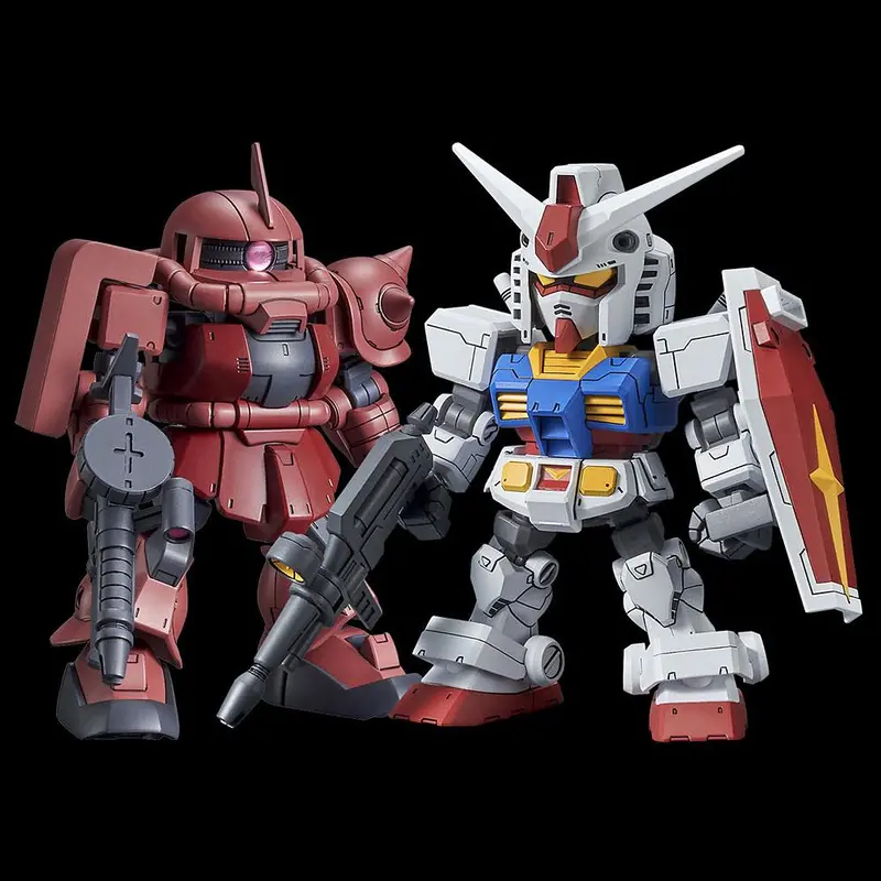 Sd Cross Silhouette Rx-78-2 Gundam & Ms-06S Char's Zaku Ii 1