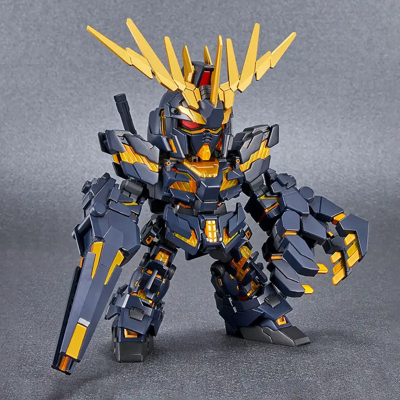 Sd Gundam Cross Silhouette Unicorn Gundam 02 Banshee (Destroy Mode) & Banshee Norn Parts Set 1