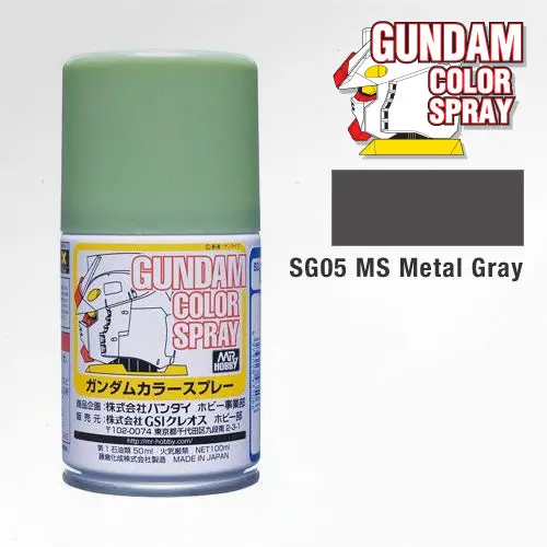 Sg05 Ms Metallic Gray Gundam Color Spray 100Ml 1