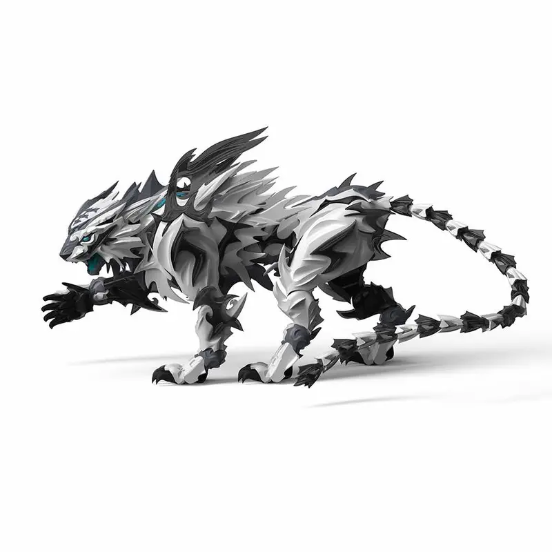 Shenxing Technology: Red Stripes Ink Tiger Plastic Model Kit 1
