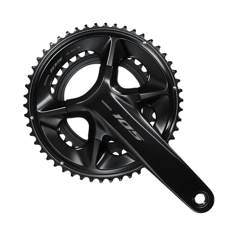 Shimano 105 十二速雙片鏈鉼-黑色-Fc-R7100 / Shimano 105 Chainwheel-12Speed-Black-Fc-R7100 1
