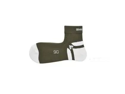 Shimano Accu-M 90 單車襪-綠白色-大碼 / Shimano Accu-M Socks 90-Green/Wh-Lg 1