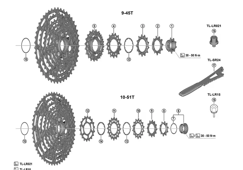 Shimano Cs-M9200 飛輪介子 / Shimano Cs-M9200 Spacer 1