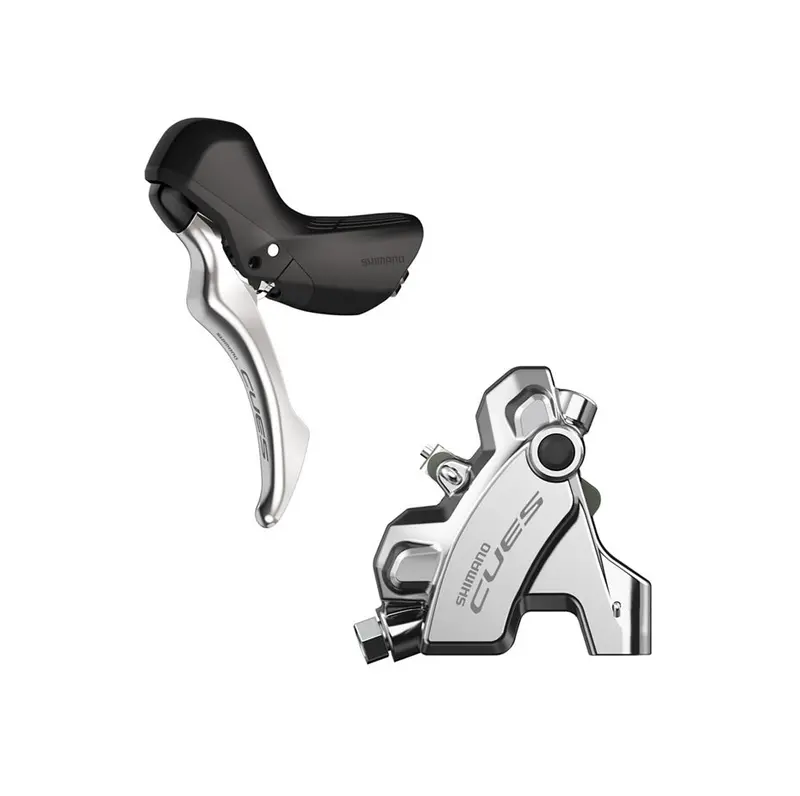 Shimano Cues 前碟掣套裝-樹脂皮-Bl-U6030(L),Br-U6030(F)-銀色 1
