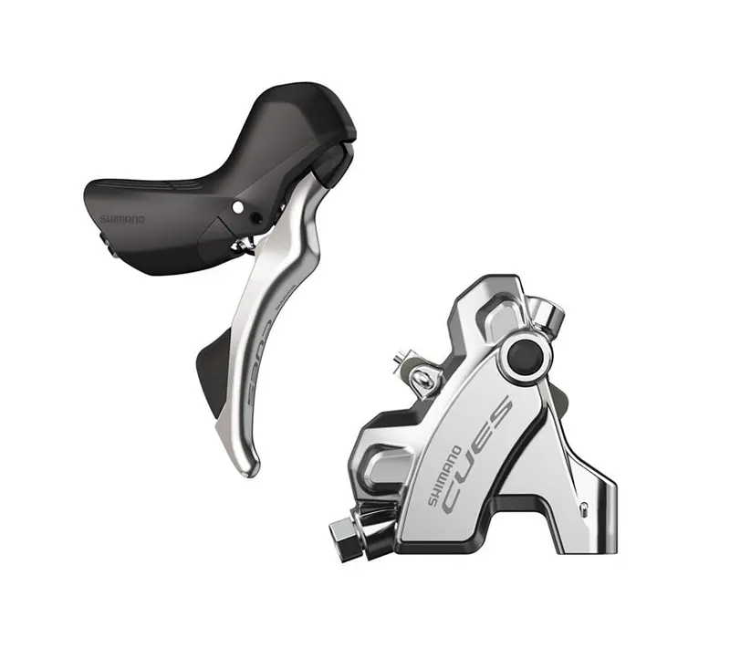 Shimano Cues 後碟掣套裝-樹脂皮-St-U6030(R),Br-U6030(R)-銀色 1