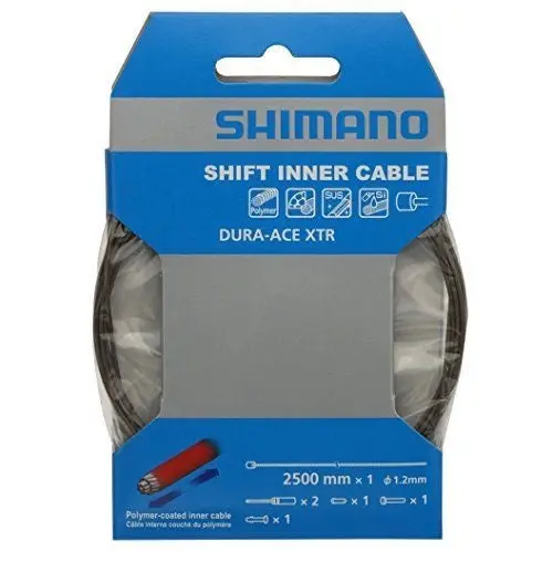 Shimano Da 9000 聚合物塗層波線芯-2500Mm / Shimano Da Polymer-Coated Shift Inner-2500Mm-Singl 1