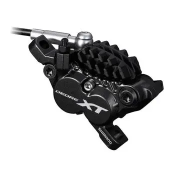 Shimano Deore Xt 4活塞淨鮑魚-黑色-Br-M8020 (W/ H01a樹脂散熱皮)/ Shimano Deore Xt Hydraulic Caliper-Black-Br-M8020 (W/ H01a Resin Pad) 1