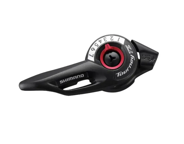 Shimano 七速右邊波手-黑色-Tz500-7R / Shimano Thumb Right Shifter Shift Lever Set-Sl-Tz500-7R 1