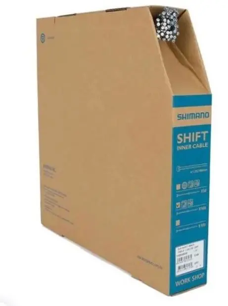 Shimano 不鏽鋼波線芯-1.2X2100mm / Shimano Sus Shift Inner Cable 2100Mm W/Inner End Cap 1