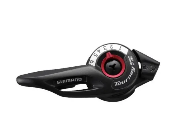Shimano 六速右邊波手-黑色-Tz500-6R / Shimano Thumb Right Shifter Shift Lever Set-Sl-Tz500-6R 1