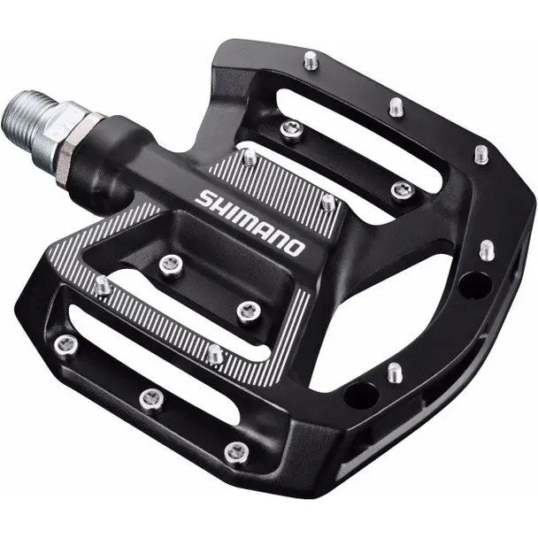 Shimano 山地車平板式腳踏-銀色-Pd-Gr500-S / Shimano Flat Pedal-Silver-Pd-Gr500-S 1
